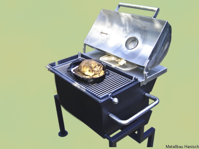 Kammergrill kleine Ausführung in Benutzung